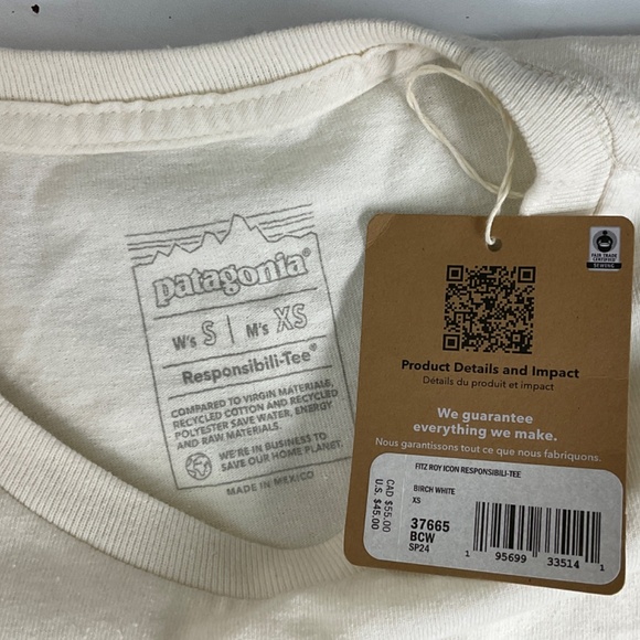 Patagonia Fitz Roy Icon Responsibili-Tee NWT - Picture 5 of 6
